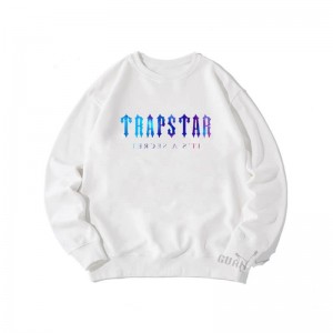 Hanorace Trapstar Barbati Crewneck It's a Secret Albi Romania | ZB34-438