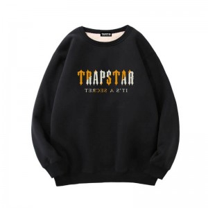 Hanorace Trapstar Barbati Fleece It's a Secret Negrii Romania | OF87-352