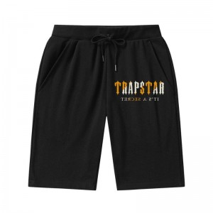 Pantaloni Scurti Trapstar Barbati It's A Secret Negrii Romania | GJ72-956