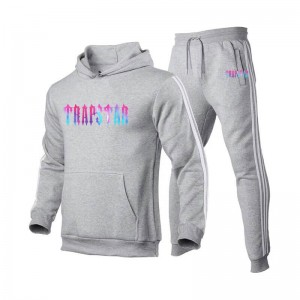 Trening Trapstar Barbati Fleece Causal Sport Gri Romania | OJ86-542