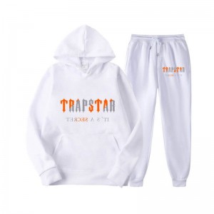 Trening Trapstar Barbati Fleece It's Secret Albi Romania | HG86-507