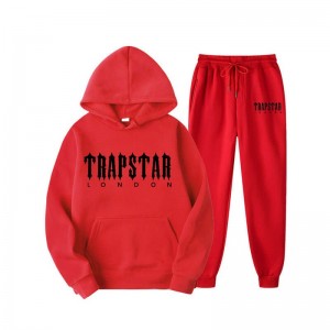 Trening Trapstar Barbati Fleece London Rosii Romania | FL26-225