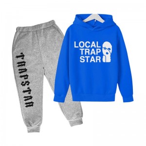 Trening Trapstar Barbati Funny Face Smile Albastri Romania | AR67-097