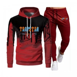 Trening Trapstar Barbati It's a Secret Printed Logo Rosii Romania | UE29-982