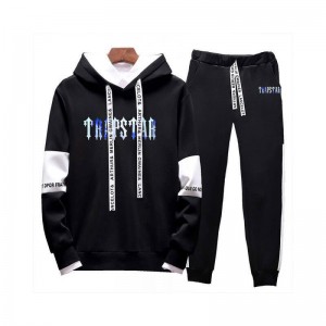 Trening Trapstar Barbati Revolution Chenille Decoded Cu Glugă Negrii Romania | CQ73-563