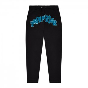 Trening Trapstar Barbati Wildcard Jogging Bottoms Negrii Turcoaz Romania | UF34-580