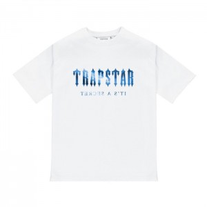 Tricou Trapstar Barbati Decoded Tee Albi Romania | ZI71-608