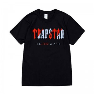 Tricou Trapstar Barbati It's a Secret Scurte Sleeve Negrii Romania | VT41-550