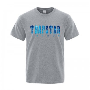 Tricou Trapstar Barbati London Chenille Tee Gri Romania | AV80-070