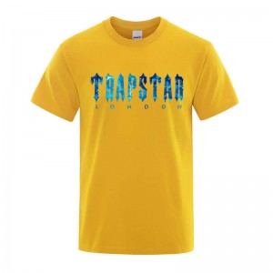 Tricou Trapstar Barbati London Chenille Tee Galbeni Romania | QR97-693