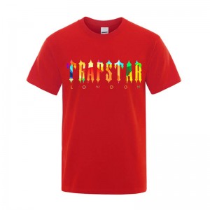 Tricou Trapstar Barbati London Lemon Rosii Romania | SH17-092