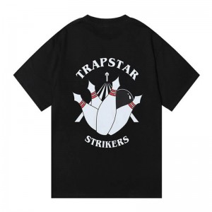 Tricou Trapstar Barbati Signature Strikers Negrii Romania | JG11-035