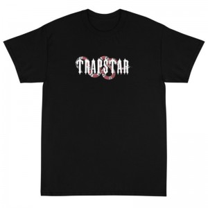 Tricou Trapstar Barbati Snake Snakeskin Negrii Romania | YP66-124