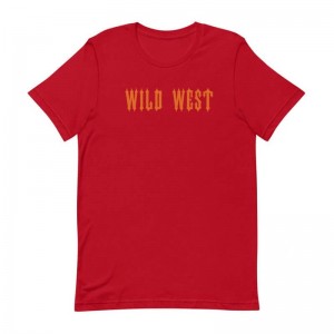 Tricou Trapstar Barbati Wild West Rosii Romania | DL19-707