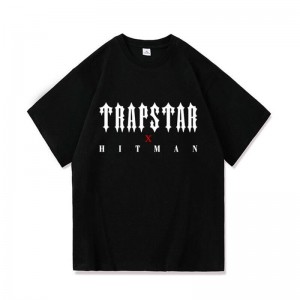 Tricou Trapstar Barbati X Hitman Negrii Romania | EP92-675