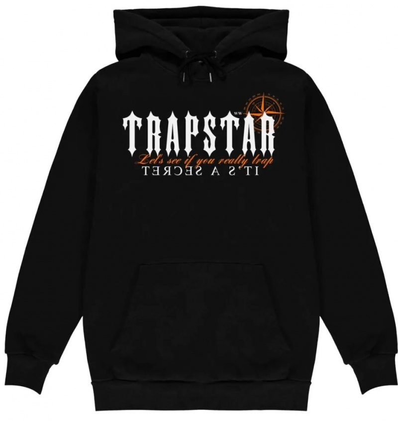 Hanorac cu Gluga Trapstar Barbati It\'s a Secret Funny Negrii Romania | TA02-757