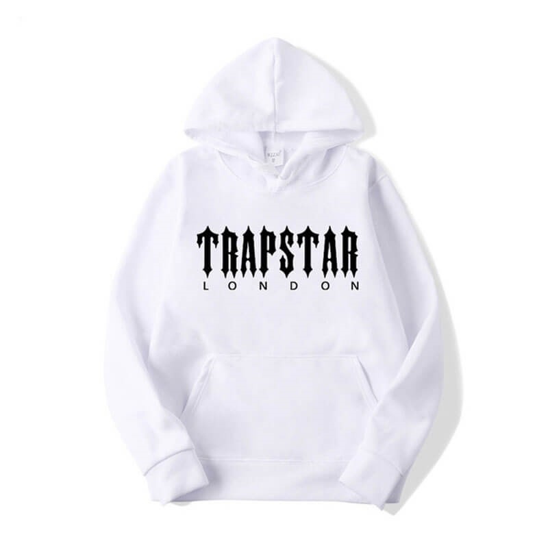 Hanorac cu Gluga Trapstar Barbati London City Albi Romania | TX79-826