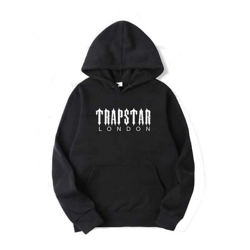 Hanorac cu Gluga Trapstar Barbati Streetwear London Galaxy Negrii Romania | QR28-253