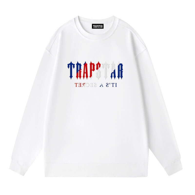 Hanorace Trapstar Barbati Crewneck It’s A Secret Galaxy Albi Romania | CS72-428