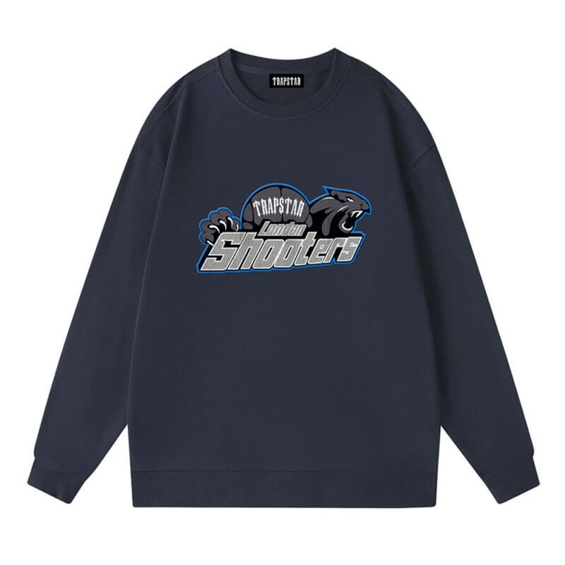 Hanorace Trapstar Barbati London Its Shooters Logo NavyBlue Romania | UC25-191