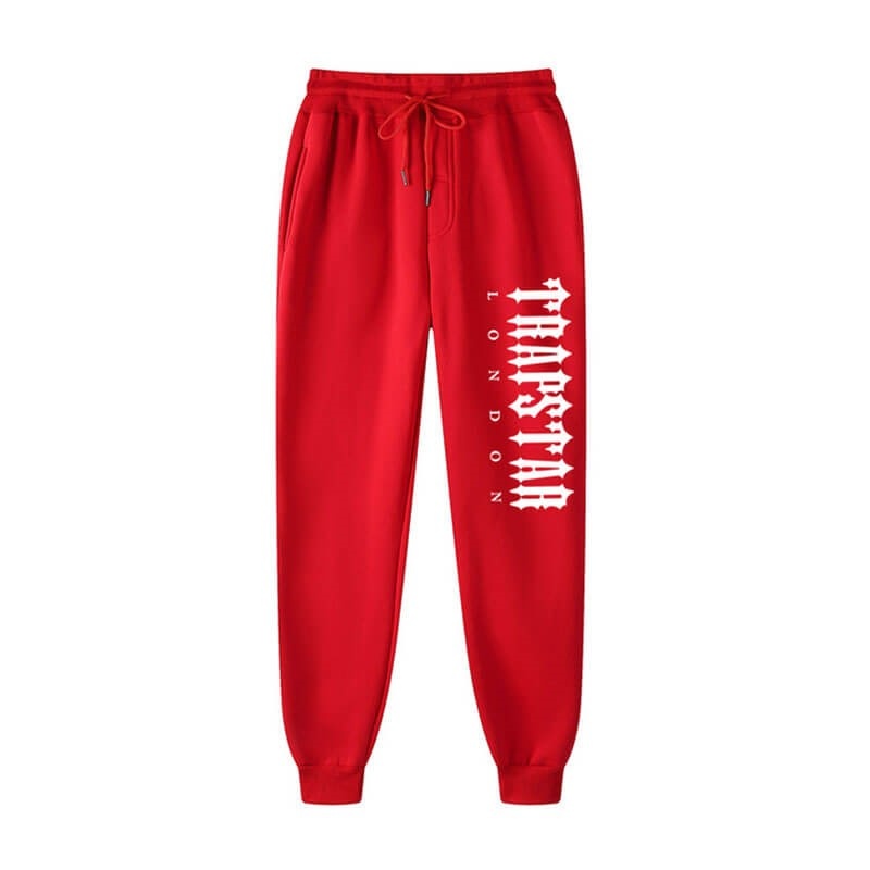 Pantaloni Trapstar Barbati Fleece London Shining Rosii Romania | WH46-310