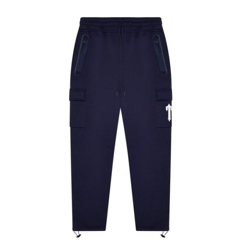 Pantaloni Trapstar Barbati Irongate T Trap Fleece Bottoms Bleumarin Romania | UN49-135