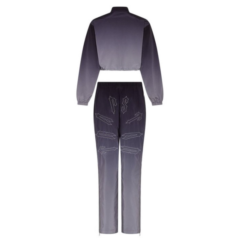 Pantaloni Trapstar Dama Irongate Shellsuit Bottoms Negrii Romania | VB20-717