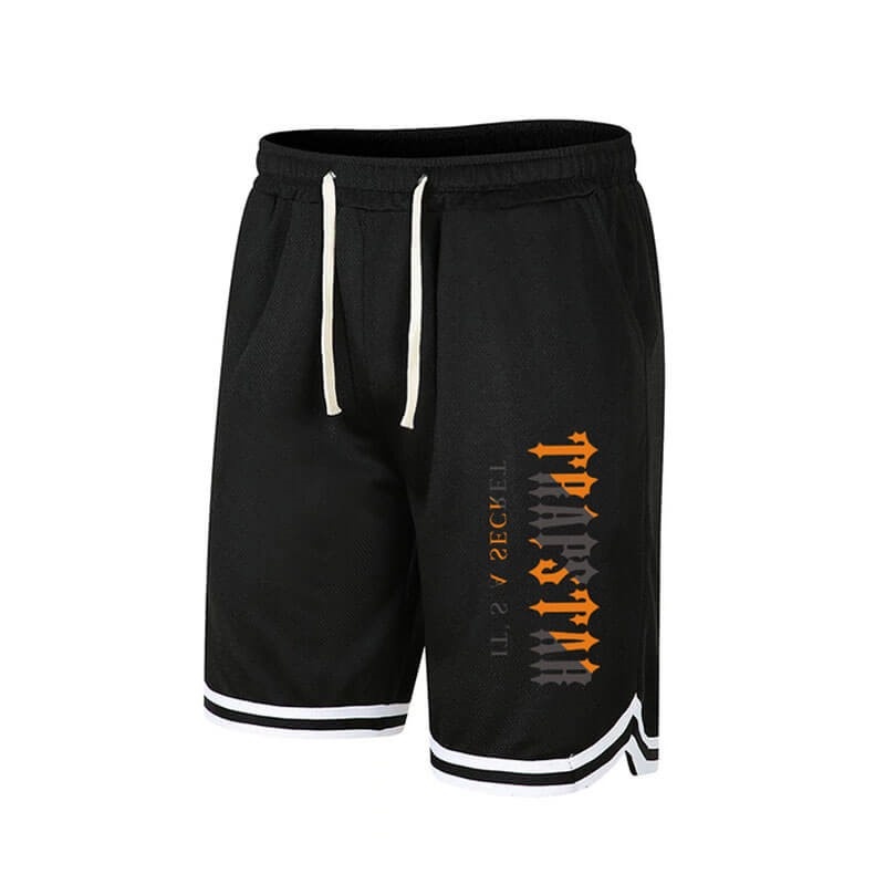 Pantaloni Scurti Trapstar Barbati Merch Negrii Romania | UA95-281