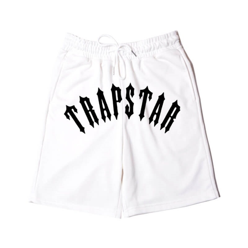 Pantaloni Scurti Trapstar Barbati Swim Albi Romania | KF18-607