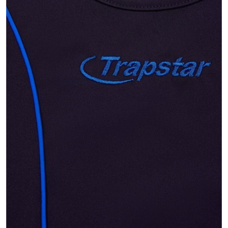 Top Trapstar Dama Hyperdrive Piping Vest Bleumarin Albastri Romania | XA42-140