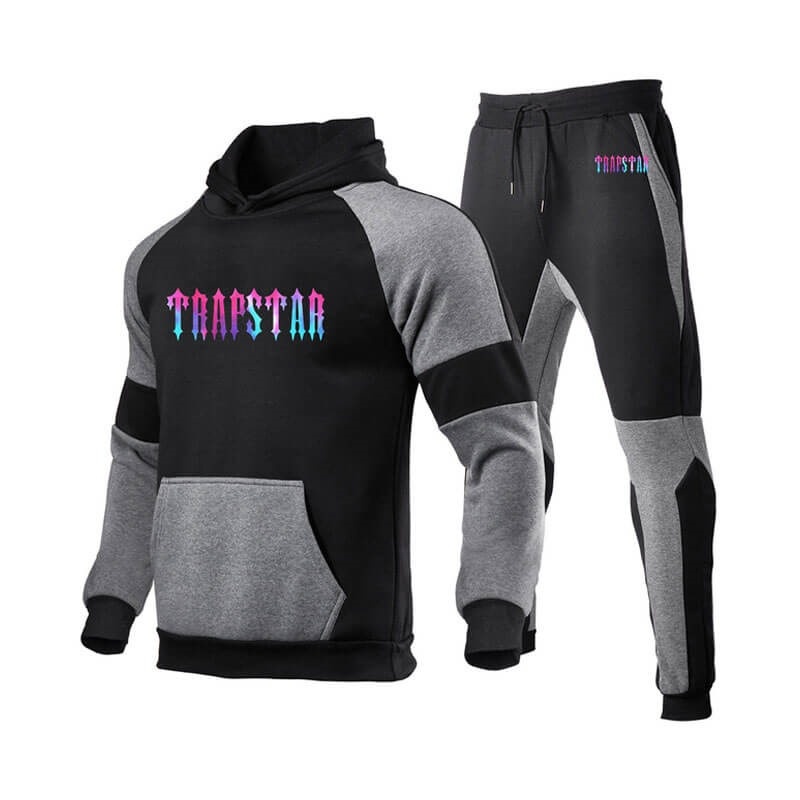 Trening Trapstar Barbati Fleece Causal Sport Negrii Romania | SC24-370