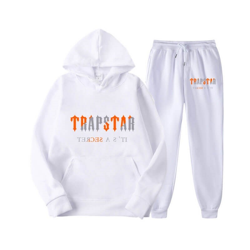 Trening Trapstar Barbati Fleece It\'s Secret Albi Romania | HG86-507