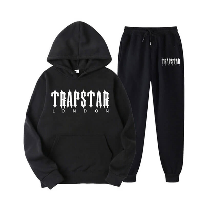 Trening Trapstar Barbati Fleece London Shining Negrii Romania | RS69-916