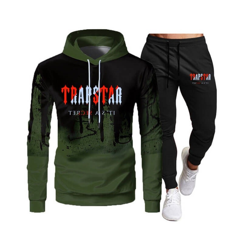 Trening Trapstar Barbati It\'s a Secret Streetwear Kaki Romania | QF00-814