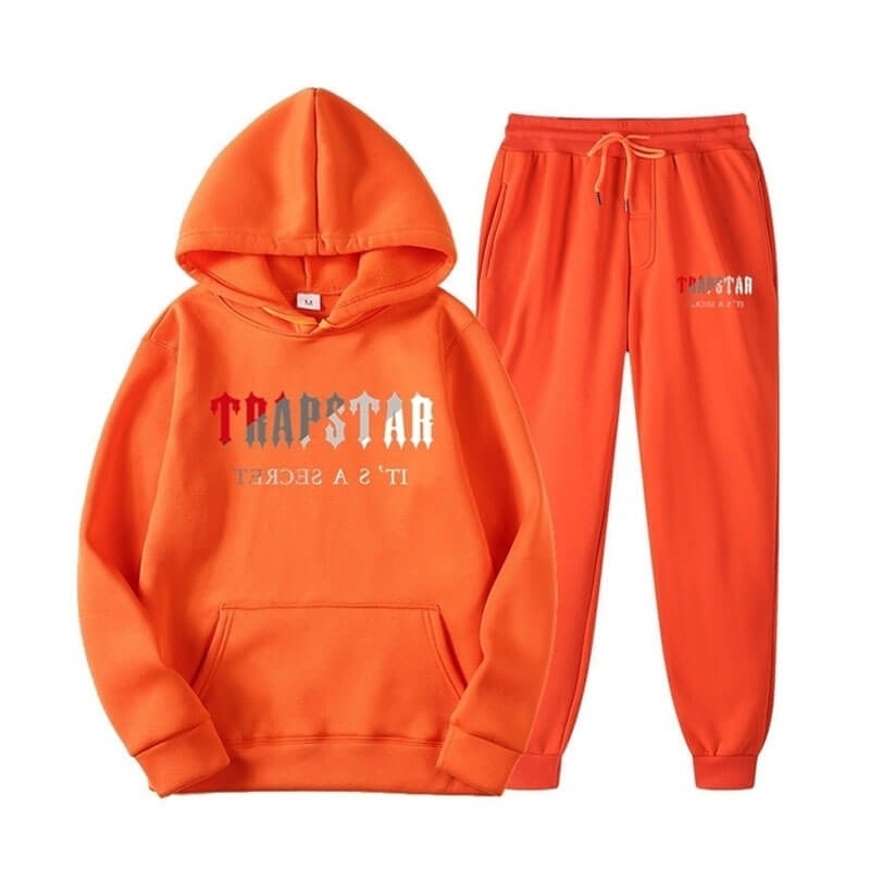 Trening Trapstar Barbati Orange It\'s A Secret Set Portocalii Romania | FE80-724