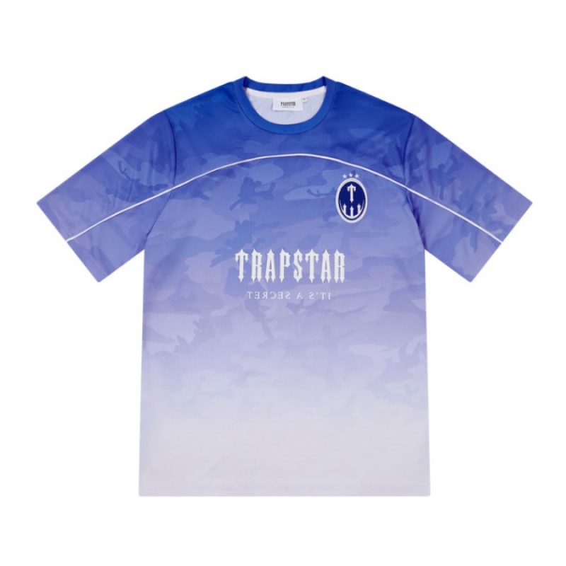 Tricou Trapstar Barbati Irongate Football Jersey Albastri Romania | SF24-722