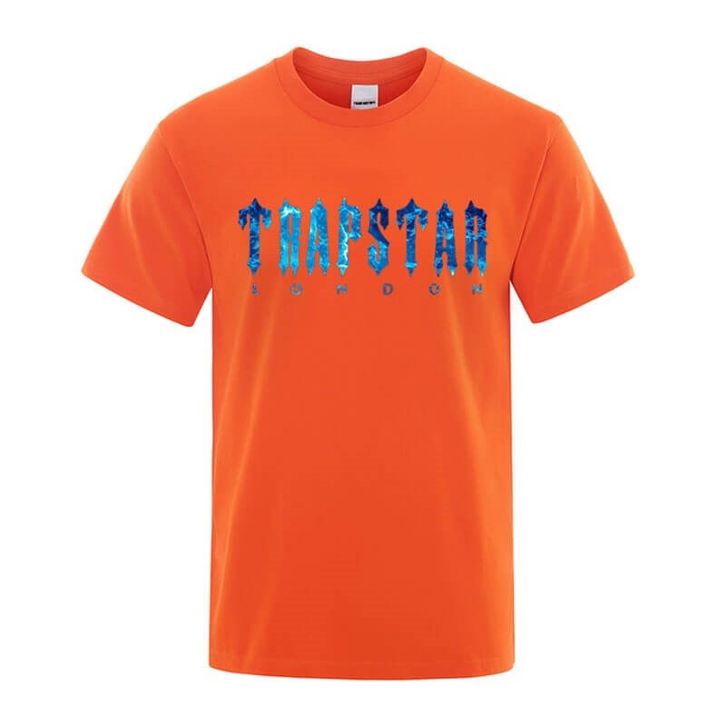 Tricou Trapstar Barbati London Chenille Tee Portocalii Romania | DF56-514