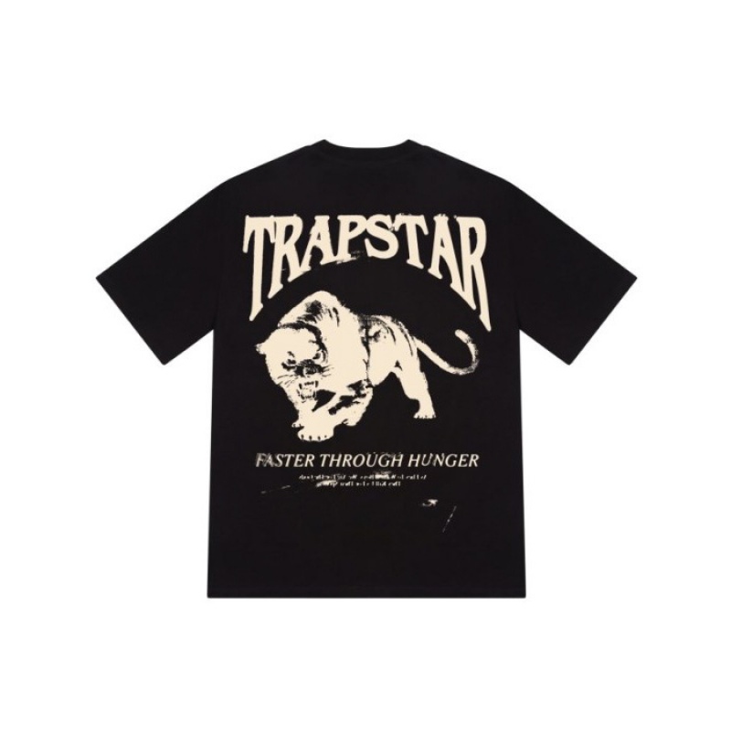 Tricou Trapstar Barbati Panthera Tee Negrii Romania | NI73-361