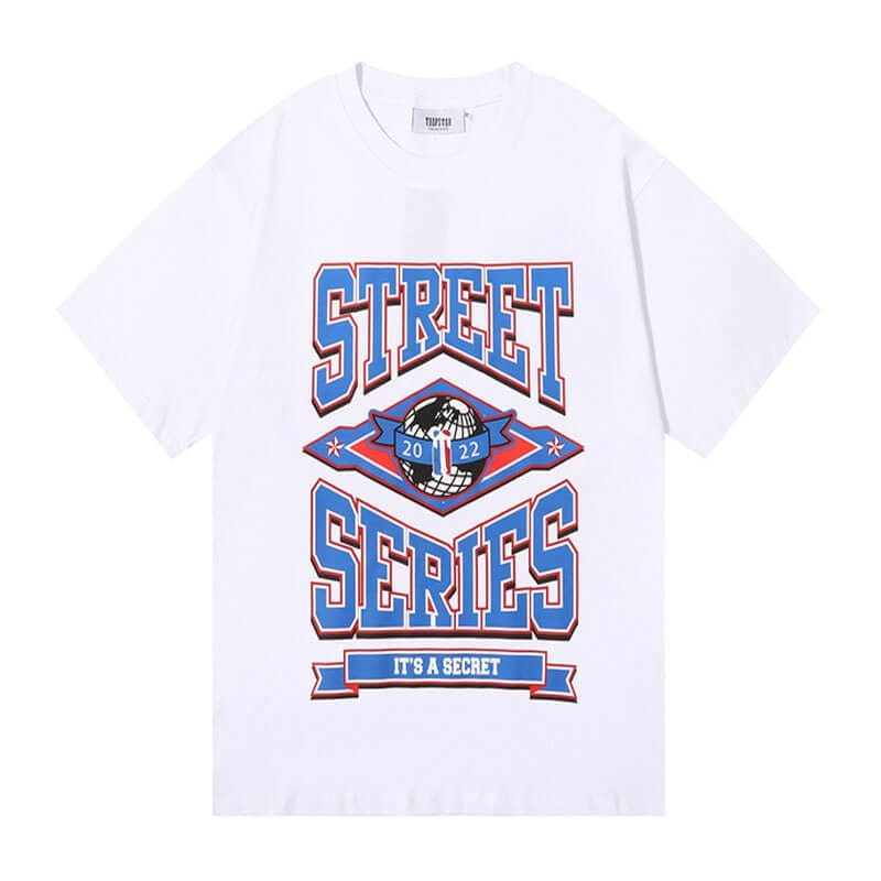 Tricou Trapstar Barbati Rainbow Strada Series Tee Albi Romania | MU58-050