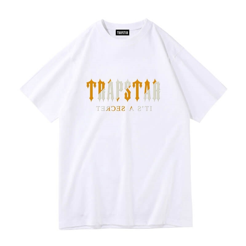 Tricou Trapstar Barbati Shinning Galaxy its a Secret Albi Romania | YQ14-899