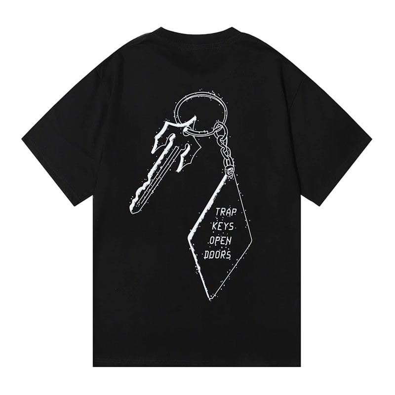 Tricou Trapstar Barbati Trap Star Keys Open Doors Negrii Romania | PE93-056