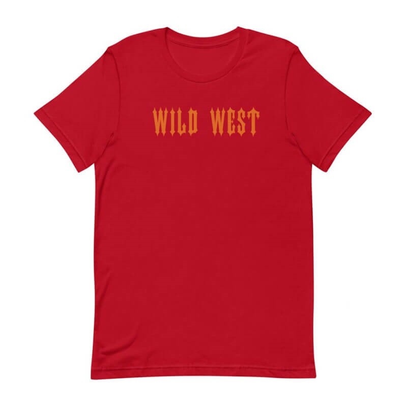 Tricou Trapstar Barbati Wild West Rosii Romania | DL19-707