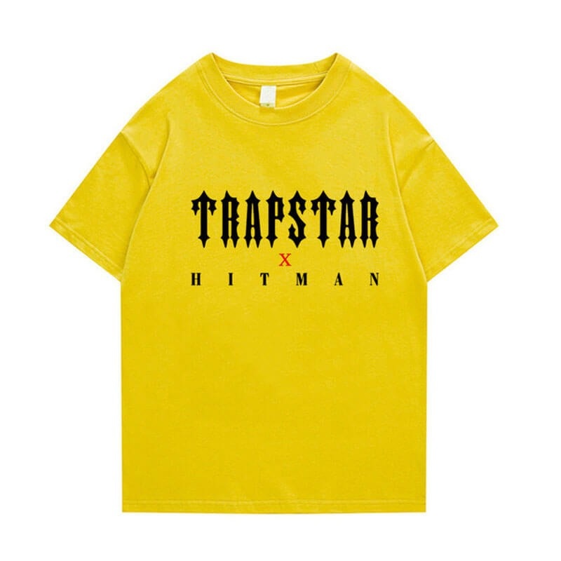 Tricou Trapstar Barbati X Hitman Galbeni Romania | IT06-263