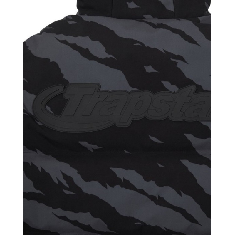 Îmbrăcăminte Exterioară Trapstar Barbati Hyperdrive Technical Puffer Gri Camuflaj Romania | NP90-617