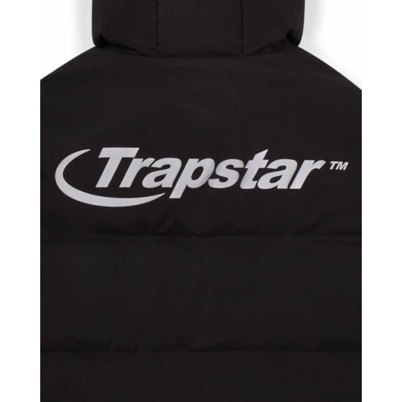 Îmbrăcăminte Exterioară Trapstar Barbati Hyperdrive Technical Puffer Negrii Romania | JI50-687