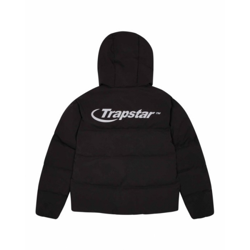 Îmbrăcăminte Exterioară Trapstar Barbati Hyperdrive Technical Puffer Negrii Romania | JI50-687