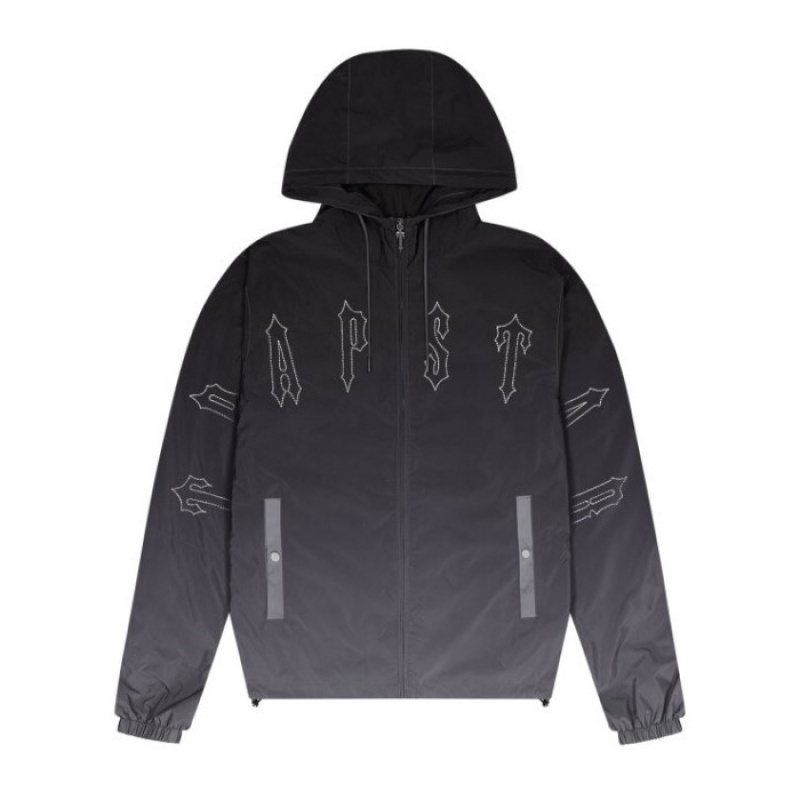 Îmbrăcăminte Exterioară Trapstar Barbati Irongate Windbreaker Negrii Romania | IY86-626